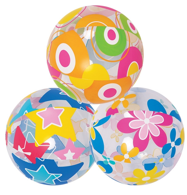 Kids Inflatable PVC Toy Ball Colorful Wear Resistant Odor Free 8" - 9"