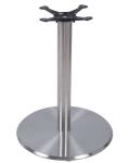 Round Stainless Steel Table Legs Height 28'' Hospitality Furniture outdoor Table