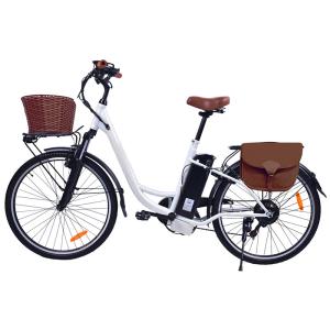 Quality 250W Electric Assist Cargo Bike , KMC Chain Urban City Electric Bike wholesale