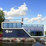 Prefab Luxury Space Capsule House / Container Capsule Hotel 11.5m