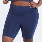 4XL Moisture Wicking Plus Size High Waisted Yoga Shorts pants Women's Running