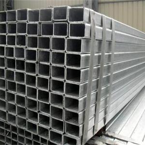 Quality 2 X 3 Galvanized Steel Rectangular Tube Box Section Pipe 100x50 ERW wholesale