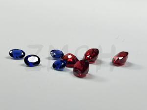Quality Round Brilliant Cut Ocean Blue Synthetic Gem Crystal Loose wholesale