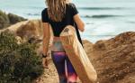 FDA 28" Sustainable Non Toxic Cork Yoga Mat Bag Moisture Resistant