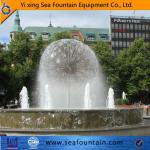 Crystal Ball Shape Dandelion Fountain Round Modern Small