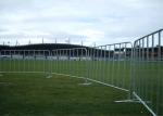 Zinc Coated Steel Pedestrian Crowd Control Barriers For Sport Ground