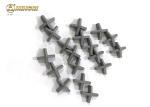 Four Heads Cemented Tungsten Carbide Tips MR600 Grade For Coal Mining