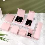 Rigid Jewelry Paper Box Stylish Magnetic Closure Jewelry Box Multipurpose