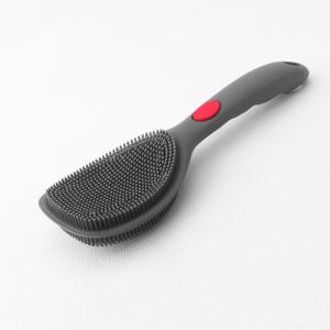Quality Anti Deformation Silicon Dishwashing Brush With Long Handle wholesale