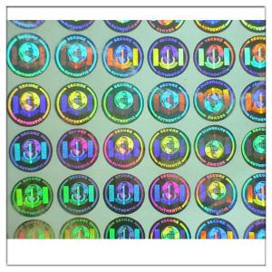 Quality Custom print Anti-fake authentic adhesive hologram label ,secure genuine hologram sticker label wholesale