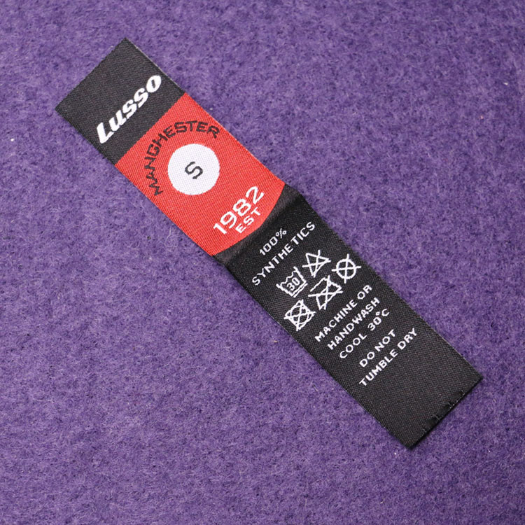 Garment Woven Apparel Personalized Sewing Labels 100% Polyester Fabric