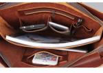 Messenger Cowhide Hard Art Leather Laptop Sleeve Bags Multi Laptop Carrying Case
