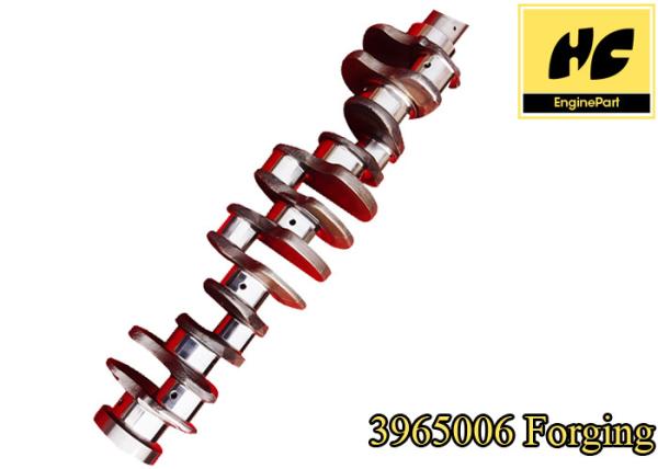 HRC46 - 58 Cummins Engine Spare Parts Cast Iron Crankshaft 3965006 Sample
