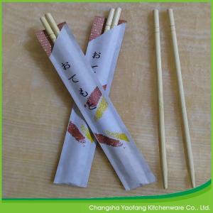 Quality Disposable Round Bamboo Chopsticks 5.0*200 cm HS Code 4419121090 wholesale