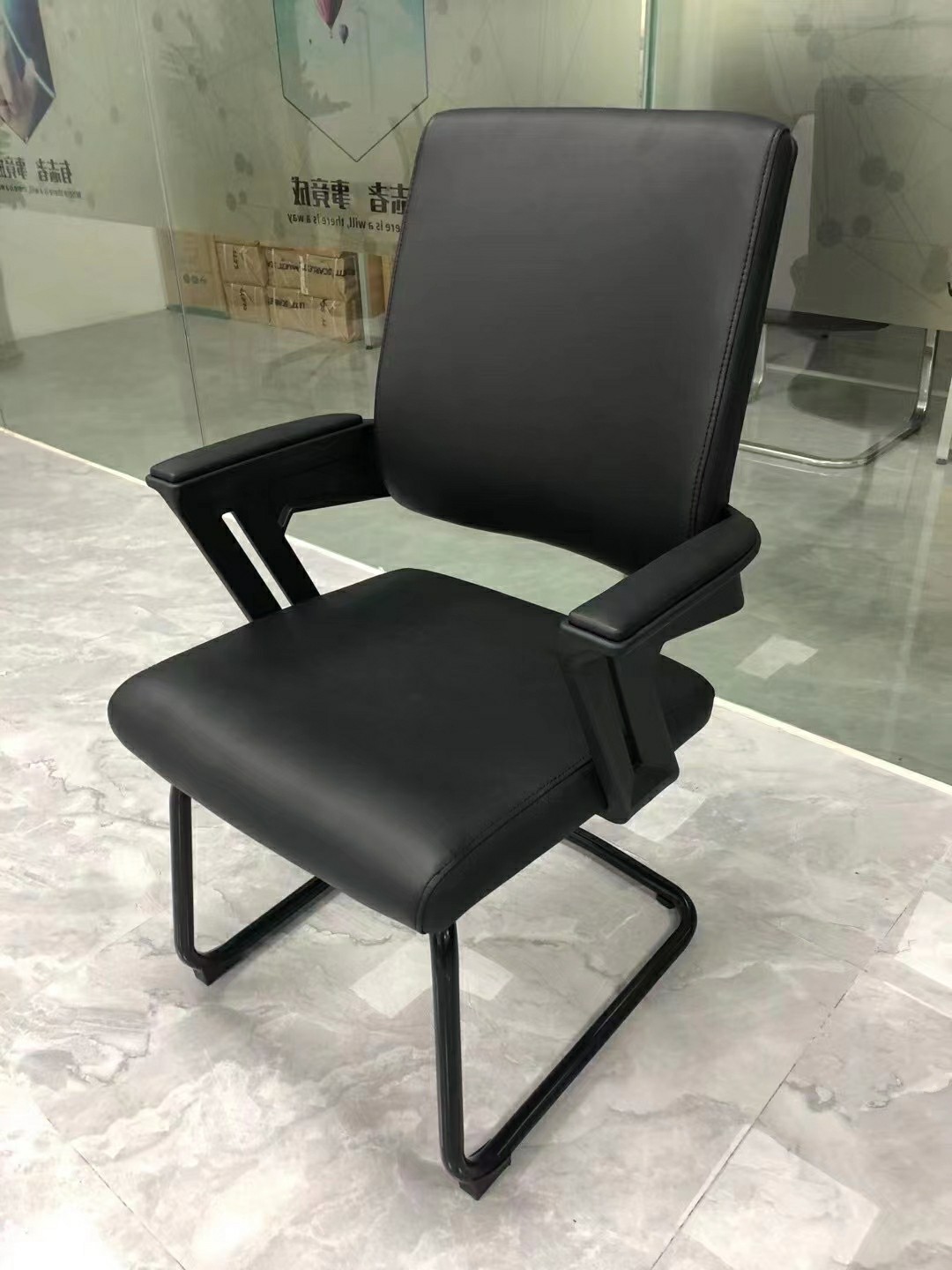 Character Revolving Ergonomic Office Chair with Lumbar Support Mesh Design and Armrests