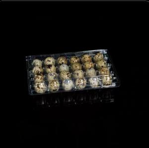 Quality 24 Hole Disposable Plastic Egg Containers PVC Vacuum Formed Transparent wholesale
