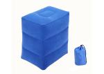 PVC Inflatable Leg Rest Pedicure Foot Rest Meditation Cushion Customized Logo
