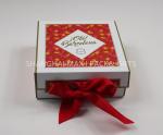 Custom Printed Chipboard Craft Boxes With Logo Cosmetic Collapsible Hot Stamped