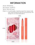 Rotating Sharpenable Matte Lip Liner Crayon Smudge Resistant Hydrating Nude