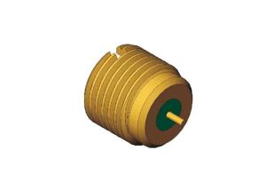 Quality Hermetically Sealed SMP Coaxial Male Bulkhead RF Connector wholesale