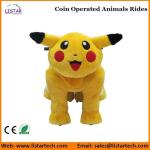 Pokemon Coin Operated Battery Animals Electric Ride on Motorized Animals for