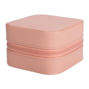 Quality pink Portable Jewelry box , Multifunction Travel Ring case wholesale