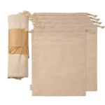 Household 100% Cotton Muslin Drawstring Storage Bags