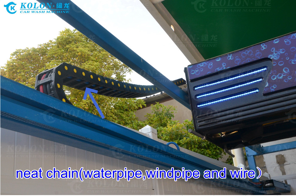 Automatic Brushless Touchless Car Wash Machine KL360-2 18.5kw Water Pump 12kw Air Dryer