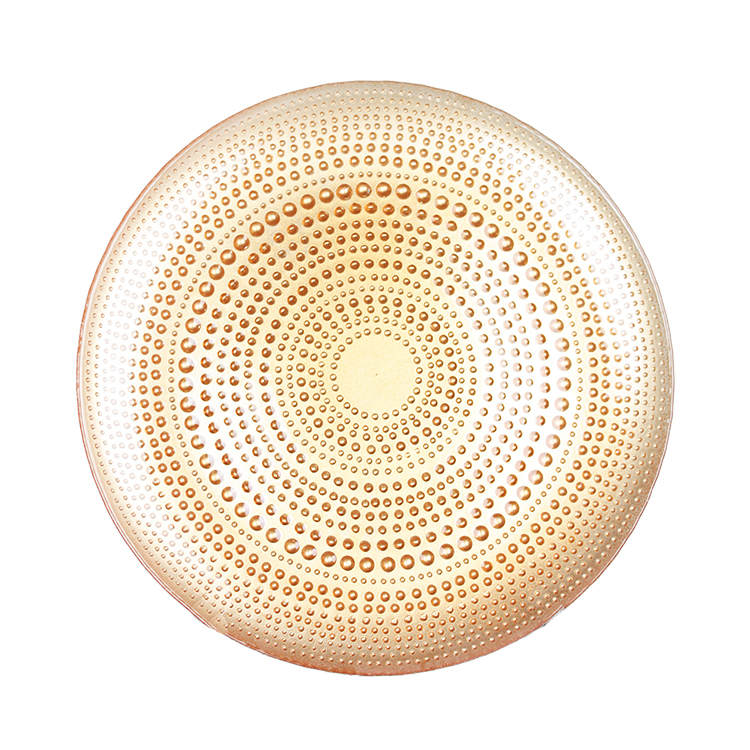 Wholesales ColorDecoration Glass Charger Plate with Electroplating and Spraying color
