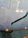 Profiled 8mm Custom Cut Glass Panes For Shop Logo