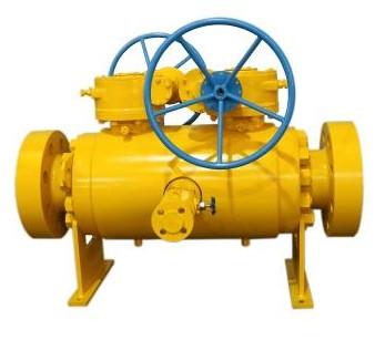 Cheap Two Balls Trunnion Mounted Valve Chemical Injection Anti - Static Design for sale