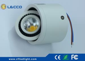 Quality 3 Watt Track Mounted Spotlights , Surface Mounted Office Lighting 85V - 265V wholesale