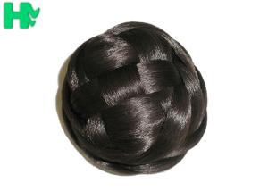 Quality Natural Color 100% Synthetic Hair Accessories High Temperature Wire Hair Bun Pieces wholesale