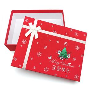 Quality FSC Cardboard Printed Christmas Gift Boxes Dustproof Ultraportable wholesale