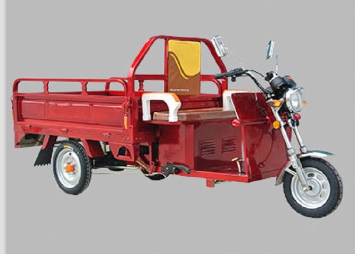 Cargo Carriage Electric Three Wheel Motorcycle 48V 800W Motor 120AH Battery
