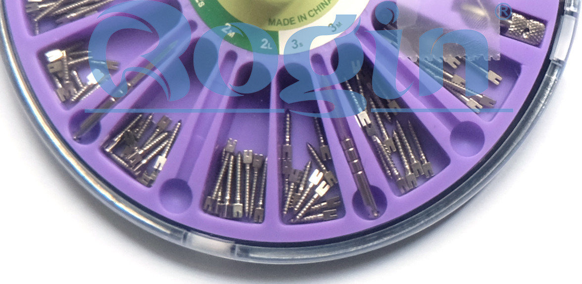 Teeth restoration Purely Titanium Dental Screw Post with 120 PCS