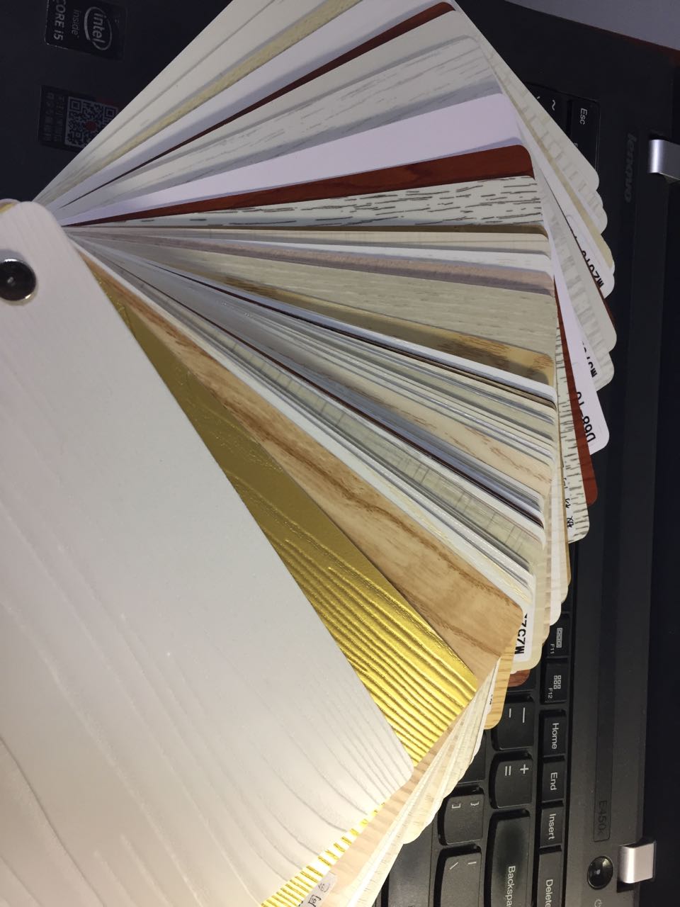 Vacuum Press Decorative Furniture Film Embossed PVC Self Adhesive Foil