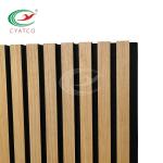 3D Wood Slat Wall Multifunctional Unique Fluted Wall Panel Wood Grain Grille