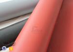 Red Silicone Coated High Silica Fiberglass Fire Blanket 22oz 0.7mm Break Twill