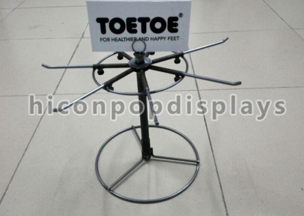 Cheap Merchandising Retail Store Fixtures Table Top Revolving Display Rack for sale
