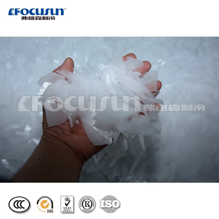 180kw Ice Storage Capacity Focusun 40 Ton/Day Fresh Water Flake Ice Flake Making Machine