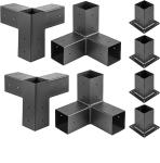 Black Electrophoretic Coating Outdoors Supports for 45 Degree Post Pergola Angle