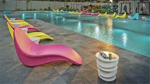 Quality Swimming Pool Rotomolded Chair / Rotational Moulding Products Impact Resistance wholesale