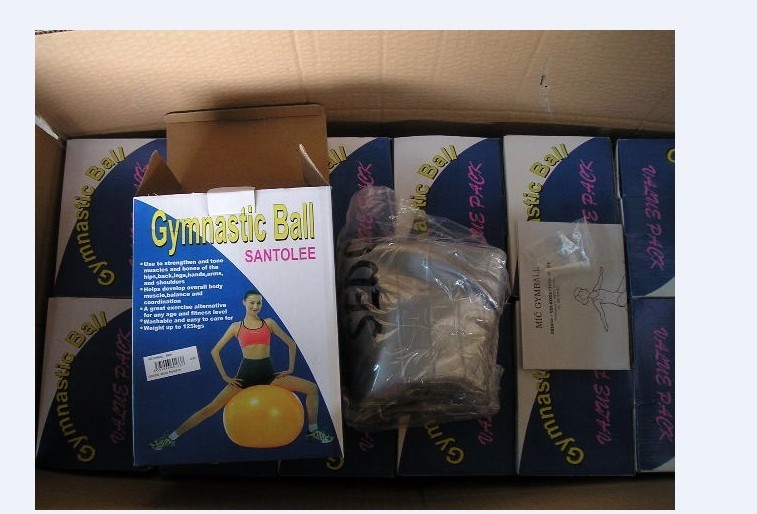 Eco Friendly Material Anti Burst Exercise Ball With High Bearing Strength