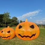 Airtight Halloween Inflatable Orange Pumpkin Inflatable Pumpkin Model Party