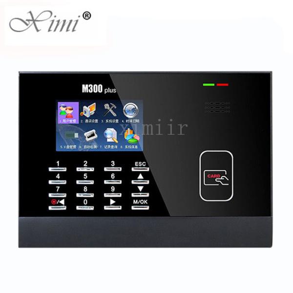 Cheap M300 Plus 125KHZ/13.56MZH RFID  Card Attendance Machine Smart Card Time Recorder for sale