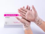 Disposable Transparent Plastic Food Grade Vinyl Food Gloves Household