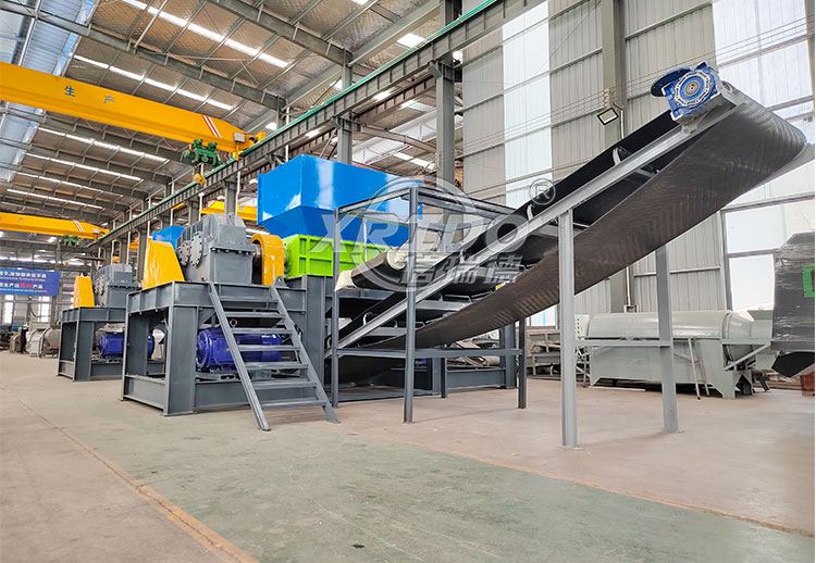Car Seat Shredder Industrial Double Shaft Shredder Waste Wood Plastic Double Shaft Shredder Machine Metal Crusher Machine