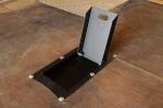 Heavy-Duty Steel Motorcycle Front Wheel Stand Wheel Cradle Holder Wheel Chock