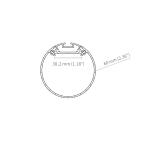 6063 T5 Round LED Profile Diameter 60mm Home Using Residential Building